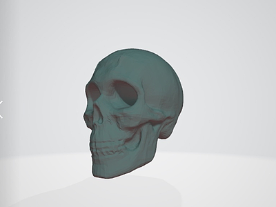 C4D3d骷髏頭模型下載模型